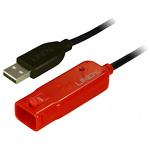 Lindy 8m USB 2.0 Cable. Lengte snoer: 8 m, Aansluiting 1: USB A, Aansluiting 2: USB A, Geslacht connector: Mannelijk/Vrouwelijk, Overdrachtssnelheid (max): 480 Mbit/s, Kleur van het product: Zwart