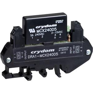 Crydom Halfgeleiderrelais DRA1-MCXE380D5 5 A Schakelspanning (max.): 530 V/AC Schakelend bij overbelasting 1 stuk(s)