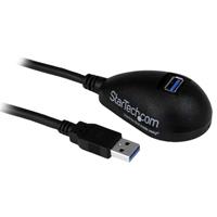 USB-kabel Startech USB3SEXT5DKB         Zwart