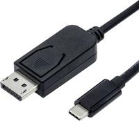 Value USB-C Aansluitkabel 1.00 m Zwart [1x USB-C stekker - 1x VGA-bus]