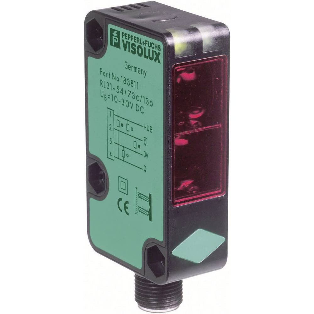Pepperl+Fuchs Reflectie-lichtsluis RL31-54/73C/136 RL31-54/73C/136 Donkerschakelend, Polarisatiefilter 10 - 30 V/DC 1 stuk(s)