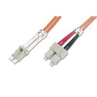F.O. patch kabel SC>LC duplex multi-mode