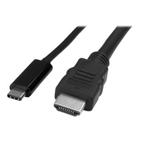 StarTech.com USB C auf HDMI Kabel - 1m - 4K  -Thunderbolt 3 kompatibel - USB Typ C zu HDMI Adapter