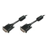assmann DVI-kabel - enkele verbinding - DVI-D (M) naar DVI-D (M) - 5 m - zwart