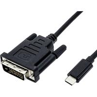 Value USB 2.0 Adapterkabel [1x USB-C stekker - 1x DVI-stekker 24+1-polig]