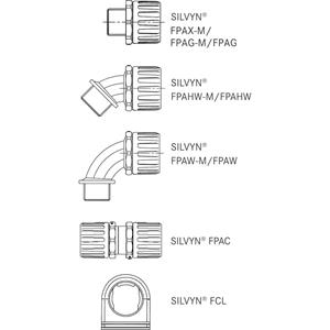 LAPP 61754065 SILVYN FPAS 42/35,5x42,5 BK Beschermslang (ribbelslang) Zwart 35.50 mm 25 m