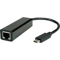 Value Netwerk Adapter [1x USB-C stekker - 1x RJ45-bus]