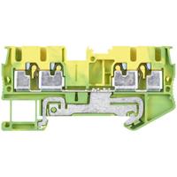 Siemens 8WH6004-0CF07 Doorgangsklem Steekaansluiting Groen-geel 1 stuk(s)