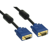 InLine 17745S 5m VGA (D-Sub) VGA (D-Sub) Zwart, Blauw VGA kabel