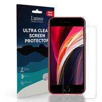 Lunso Duo Pack (2 stuks) Beschermfolie - Full Cover Screen Protector - iPhone 7 / 8 / iPhone SE (2020)