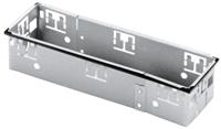 Carpoint radiomontagepaneel Snap In ISO 10 x 29 cm staal zilver
