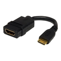 StarTech.com 13cm High-Speed HDMI-Kabel - HDMI auf HDMI Mini - Buchse/Stecker - HDMI / Mini HDMI
