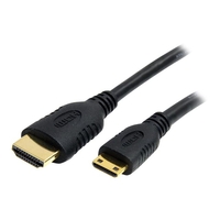 StarTech.com 0,5 m High Speed HDMI-Kabel mit Ethernet - HDMI auf HDMI Mini - Stecker/Stecker - HDMI