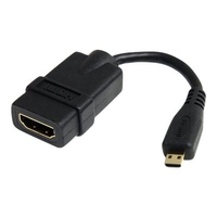 StarTech.com 12cm High-Speed HDMI Adapterkabel - HDMI auf Micro HDMI Kabel - Buchse/Stecker -