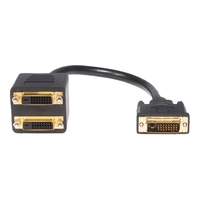StarTech.com DVI-D auf 2x DVI-D 30cm Splitter Kabel - Dual Link DVI25 Y-Kabel - Stecker/2x Buchse -