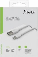 belkin BOOST CHARGE - USB-kabel - USB-C (M) naar USB (M) - 2 m - wit