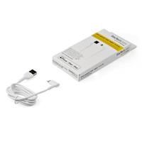 startech .com Premium USB-A naar Lightning Kabel 1m Wit - Robuuste 90° haakse USB Type A naar Lightning Charge & Sync Oplaadkabel met Aramide Vezels - Apple MFi Cert. - iPhone (RUSBLTMM1MWR) - Lightning-ka