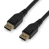 startech .com 5 m VESA Certified DisplayPort 1.4 Cable - 8K 60Hz HBR3 HDR - 16 ft Super UHD 4K 120Hz - DP to DP Slim Video Monitor Cord M/M - DisplayPort kabel - DisplayPort (M) met grendel naar DisplayPort (M