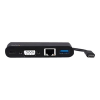 StarTech.com USB-C VGA Multiport Adapter - Power Delivery (60W) - USB 3.0 - Gigabit Ethernet - USB