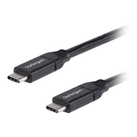 startech .com 50 cm USB-C naar USB-C kabel met 5A/100W Power Delivery - M/M - wit - 0,5 m - USB 2.0 - USB-IF gecertificeerd - USB C oplaadkabel