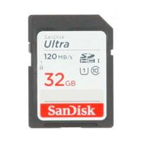 SanDisk SDHC Ultra 32GB (Class 10/UHS-I/120MB/s) SDHC-kaart 32 GB Class 10 UHS-I