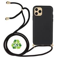 Saii Eco Line iPhone 11 Pro biologisch afbreekbaar hoesje met riem - zwart