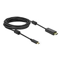 DeLOCK 85972 video kabel adapter 5 m USB Type-C HDMI Zwart