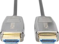 Digitus HDMI Aansluitkabel HDMI-A stekker, HDMI-A stekker 20.00 m Zwart AK-330126-200-S Ultra HD (8K), Afgeschermd (dubbel) HDMI-kabel