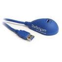 5 ft Desktop SuperSpeed USB 3.0 Extension Cable - A to A M/F