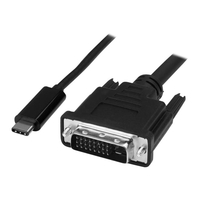 StarTech.com USB-C auf DVI Adapterkabel - USB Typ-C auf DVI Konverter / Adapter - 1m - 1920x1200 -