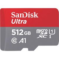SanDisk Ultra microSDXC-kaart 512 GB Class 10, UHS-I Incl. SD-adapter