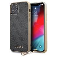 Guess Charms Collection 4G iPhone 12/12 Pro Cover - Grijs