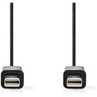 Nedis Mini Displayport-Kabel / DisplayPort 1.2 / Mini DisplayPort Stecker / Mini DisplayPort Stecker / 21.6 Gbps / Vernickelt / 2.00 m / rund / PVC /