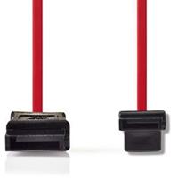 Nedis SATA 3Gb / s Kabel / SATA 7-Pin-Buchse / SATA 7-Pin-Buchse / PVC / 0.50 m / flach / PVC / Red / Plastikbeutel