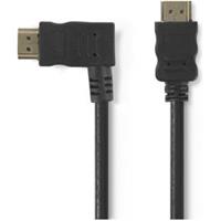 Nedis High Speed HDMI-kabel met Ethernet - HDMI-connector - HDMI-connector links haaks - 1,5 m