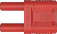 Schützinger SKURZ 6100 / 19-4 IG 2MB Ni / RT Veiligheids-kortsluitingstekker Rood 1 stuk(s)