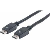 Manhattan 354134 DisplayPort DisplayPort Zwart kabeladapter/verloopstukje