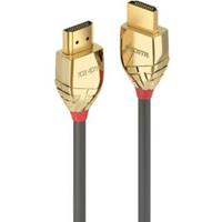 LINDY 37603 HDMI-kabel Aansluitkabel HDMI-A stekker, HDMI-A stekker 3.00 m Grijs