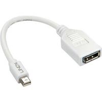 LINDY DisplayPort / Mini-DisplayPort Adapterkabel [1x DisplayPort Buchse - 1x Mini-DisplayPort