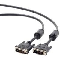 Gembird DVI-Kabel - Dual Link - dvi-d (m) bis dvi-d (m) - 4.5 m - geformt, Daumenschrauben - Schwarz (CC-DVI2-BK-15) (CC-DVI2-BK-15) - Cablexpert