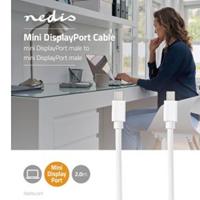 Nedis Mini-DisplayPort - Mini-DisplayPort-Kabel | Mini-DisplayPort Male - Mini-DisplayPort Male | 2,0 m |