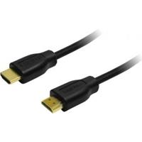 LogiLink HDMI Aansluitkabel HDMI-A stekker, HDMI-A stekker 0.50 m Zwart CH0005 HDMI-kabel