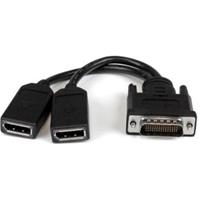 StarTech.com 20 cm LFH 59 male naar dubbele female DisplayPort DMS 59 kabel