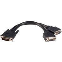 StarTech 8in LFH 59 Male to Dual Female VGA DMS 59 Cable