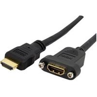 HDMI-Kabel Startech HDMIPNLFM3           Zwart