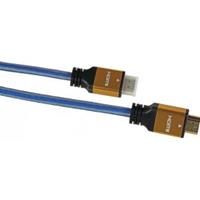 Ibox ITVFHD04 HDMI kabel 1,5 m HDMI Type A (Standaard) Zwart, Blauw, Goud