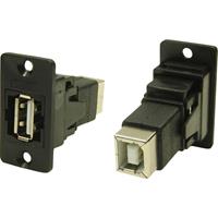 Cliff Adapter, Bus, inbouw USB-bus type A - USB-bus type B CP30609N  Inhoud: 1 stuk(s)