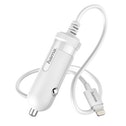 Hama Car Charger, Lightning, 1 A, white