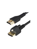 startech .com 1m (3ft) HDMI Cable with Locking Screw, 4K 60Hz HDR 10, High Speed HDMI 2.0 Monitor Cable with Locking Screw Connector for Secure Connection, HDMI Cable with Ethernet, MM - Adjustable M3.0 Screw 