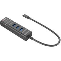 Lindy USB 3.1 Hub & Gigabit Ethernet Adapter - Netzwerk-/USB-Adapter - USB 3.1 Gen 1 - Gigabit